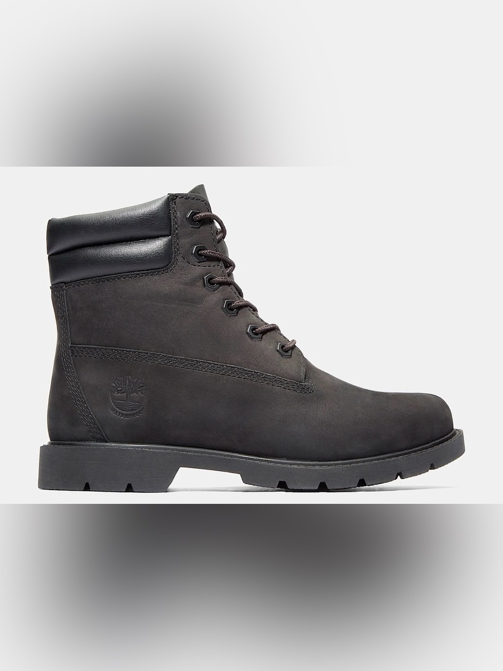 Timberland Women’s Linden Wood’s 6” Black Premium Waterproof Leather Boots Size8